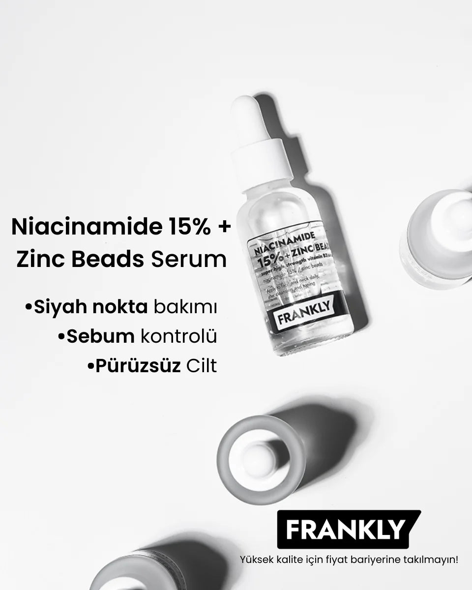 FRANKLY Niacinamide 15% + Zinc Beads Serum 30ml