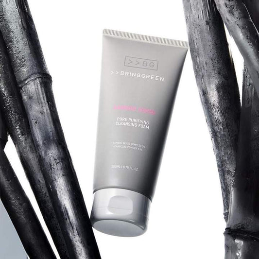 Bring Green Bamboo Charcoal Pore Purifying Cleansing Foam