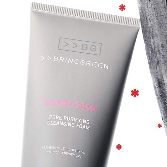 Bring Green Bamboo Charcoal Pore Purifying Cleansing Foam