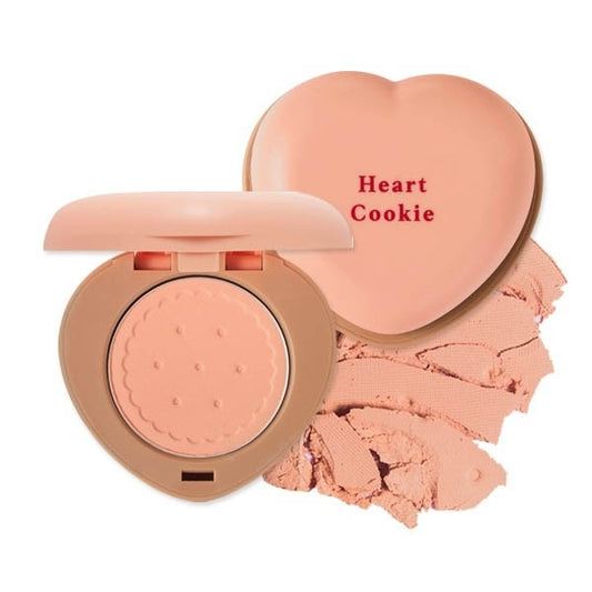 Etude House Heart Cookie Blusher #OR201 Peach