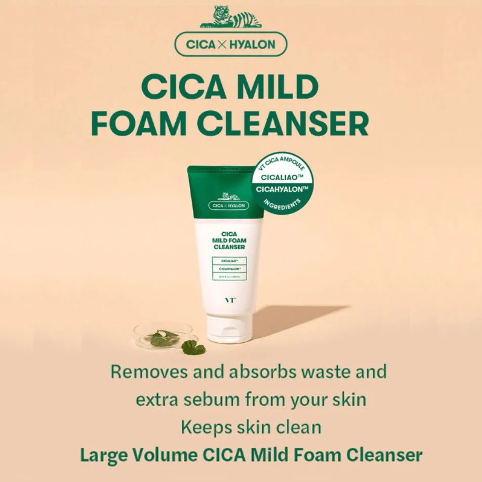 VT Cica Mild Foam Cleanser